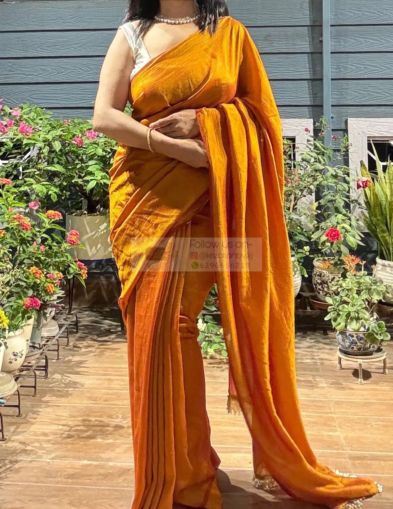 Mustard Yellow Soft Saree kreationbykj