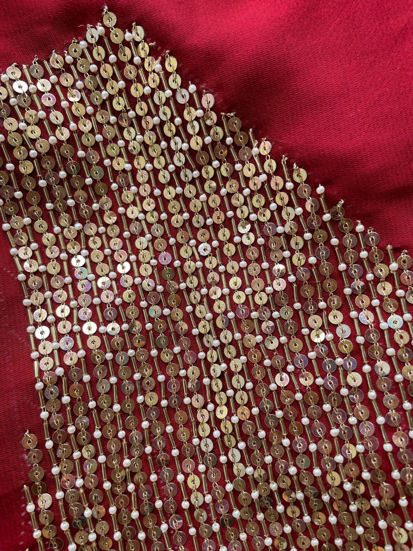 Maroon Chand Sifarish Saree for Engagement kreationbykj