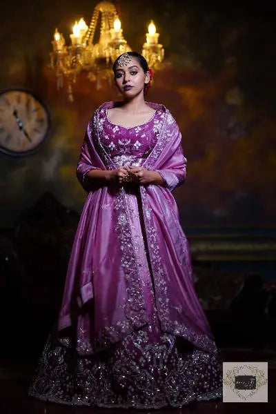 Rang Jamuni Handembroidered Lehenga Set kreationbykj