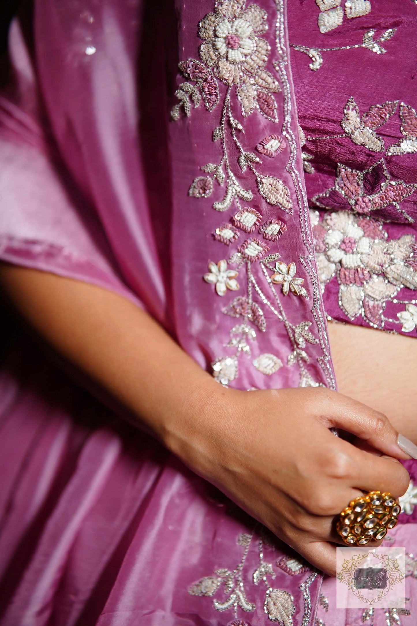 Rang Jamuni Handembroidered Lehenga Set kreationbykj